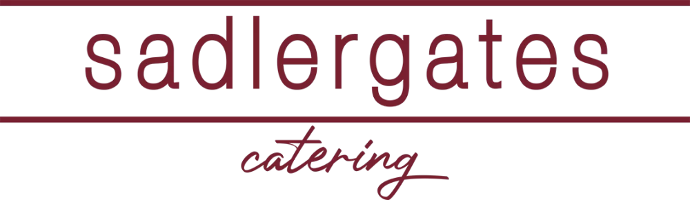 Sadlergates catering red logo