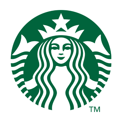 Green Starbucks siren logo on white background showing a participating discount partner for Blue Sky Card members
